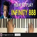 عکس HOW TO PLAY - XXXTENTACION - infinity (888) (Piano Tutorial Lesson)