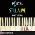 عکس HOW TO PLAY - Portal - Still Alive (Piano Tutorial Lesson)
