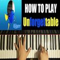 عکس HOW TO PLAY - Finding Dory Song - Unforgettable - Sia (Piano Tutorial)
