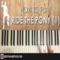 عکس HOW TO PLAY - FORTNITE - Ride The Pony (Beat 1) (Piano Tutorial Lesson)