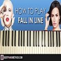 عکس HOW TO PLAY - Christina Aguilera - Fall In Line (Piano Tutorial Lesson)
