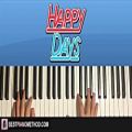 عکس HOW TO PLAY - HAPPY DAYS THEME SONG (Piano Tutorial Lesson)