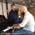 عکس اجرای پیانو و ویالون قطعه سراب رد پای تو از داریوش