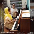 عکس پیانو نوازی قطعه خزان عشق توسط هنرجوی عباس عبداللهی مدرس پیانو