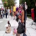 عکس اجرای فوق العاده خیابانی موسیقی فیلم آخرین موهیکان