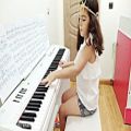 عکس گل گلدون من نوازندگی پیانو توسط آرنیکا روشندل