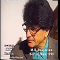 عکس مصاحبه با محمدرضا شجریان در برلین - نوامبر سال ۱۹۹۸
