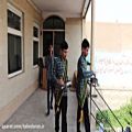 عکس همخوانی سرود در مراسم انتخابات شورای دانش آموزی