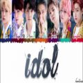 عکس لیریک آهنگ Idol از BTS