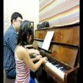عکس آرش ماهر - کلاس آموزش پیانو کودکان - قطعه 33 کتاب بیر