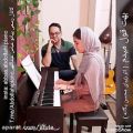 عکس پیانو نوازی قطعه بهت قول میدم توسط هنرجوی عباس عبداللهی مدرس پیانو