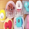 عکس کیک با طرح BT21 *-*