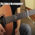 عکس River Flows in You Verse and Chours Acoustic Guitar Fingerstyle Technique Part 3