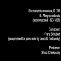 عکس Schubert-Godowsky - Moment musicaux Op. 94 No. 3 (audio + sheet music)