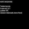 عکس Moritz Moszkowski - Fantaisie-Impromptu Op. 6 (audio + sheet music)