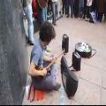 عکس اجرای موسیقی در خیابان