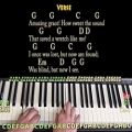 عکس Amazing Grace - Piano Cover Lesson with Chords/Lyrics