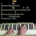 عکس Pretty Woman (Roy Orbison) Piano Cover Lesson with Chords/Lyrics