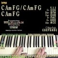 عکس Million Reasons (Lady Gaga) Piano Lesson Chord Chart - C Am F G