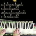 عکس The Old Rugged Cross (HYMN) Piano Cover Lesson in G with Chords/Lyrics