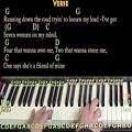 عکس Take It Easy (Eagles) Piano Cover Lesson with Chords/Lyrics