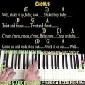 عکس Twist and Shout (The Beatles) Piano Lesson Chord Cha