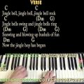 عکس Jingle Bell Rock - Piano Cover Lesson in C with Chords/Lyrics