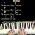 عکس We Wish You A Merry Christmas - Piano Cover Lesson in C with Chords/Lyrics