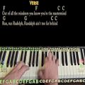 عکس Run, Run, Rudolph (Chuck Berry) Piano Cover Lesson with Chords/Lyrics