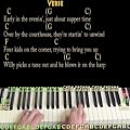 عکس Down on the Corner (CCR) Piano Cover Lesson with Chords/Lyrics