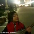 عکس عاشیق نوازی دختر کوچک آذربایجانی