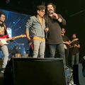 عکس اجرای مشترک بهنام بانی و محسن ابراهیم زاده در کنسرت کیش