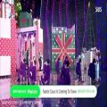 عکس اجرای آهنگ santa claus is coming to town توسط جیمین و آر ام در افتتاحیه SBS 2019