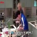 عکس آشپزی گروه بی تی اس در تلویزیون ملی کره