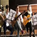 عکس اجرای کنسرت هنرجویی، قطعه بارسلونا نایت، توسط شاگردان مجتبی بختیاری