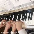 عکس آموزش پیانو - Non Legato - تمرین نان لگاتو 1