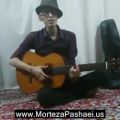 عکس کلیپ اجرای آهنگ روز برفی با گیتار توسط مرتضی پاشایی