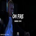 عکس Eminem feat. 2Pac - On Fire _ 10top