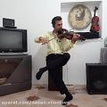 عکس تکنوازی ویولون ایرانی در اواز افشاری