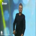 عکس افشین آذری ، اجرای زنده تلویزیونی در خزر تی وی جمهوری آذربایجان ، جان جان