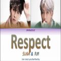 عکس لیریک آهنگ Respect از BTS