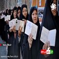 عکس ترانه زیبای ایران با صدای آقای حامد طاها و تصاویر حضور مردم در انتخابات