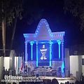 عکس آوازخوانی ناظری در شب بزرگداشت خودش که به همت یونسکو در کاخ سعدآباد برگزار شد
