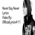 عکس Justin Bieber - Never Say Never - Lyrics