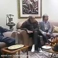 عکس شب نشینی استاد ایرج خواجه امیری و استاد عبدالوهاب شهیدی