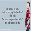 عکس متن آهنگ I Dont Care از Ed Sheeran به همراه Justin Bieber