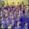 عکس فیلم منتشر نشده‌ای از اجرای سرود در محضر امام خمینی