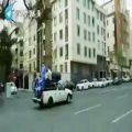عکس تقدیر رهبر معظم انقلاب از اجرای خیابانی سرود کاروان اُمید