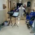 عکس اجرای دی جی در بیمارستان ساری