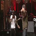 عکس Eminem ft lil Wayne - no love live sur snl